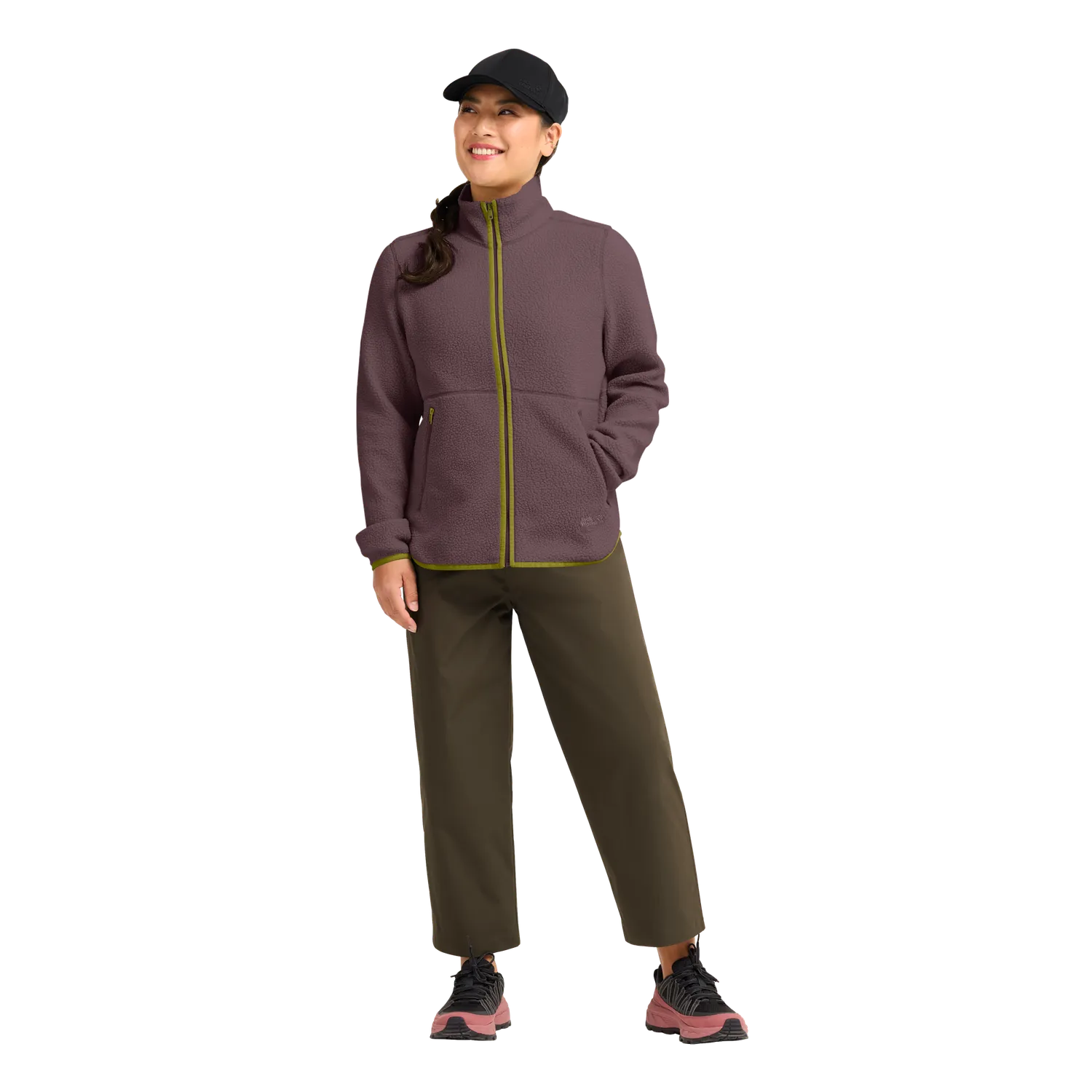 Jack Wolfskin Lite Curl FZ W veste femme col montant
