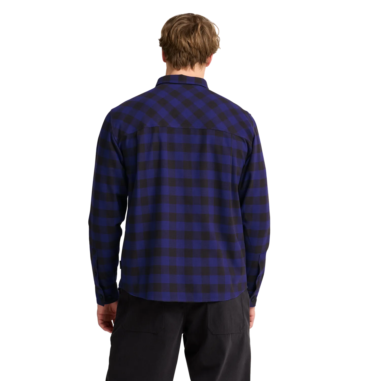 Jack Wolfskin Lite Flannel Shirt chemise homme M carreaux coton