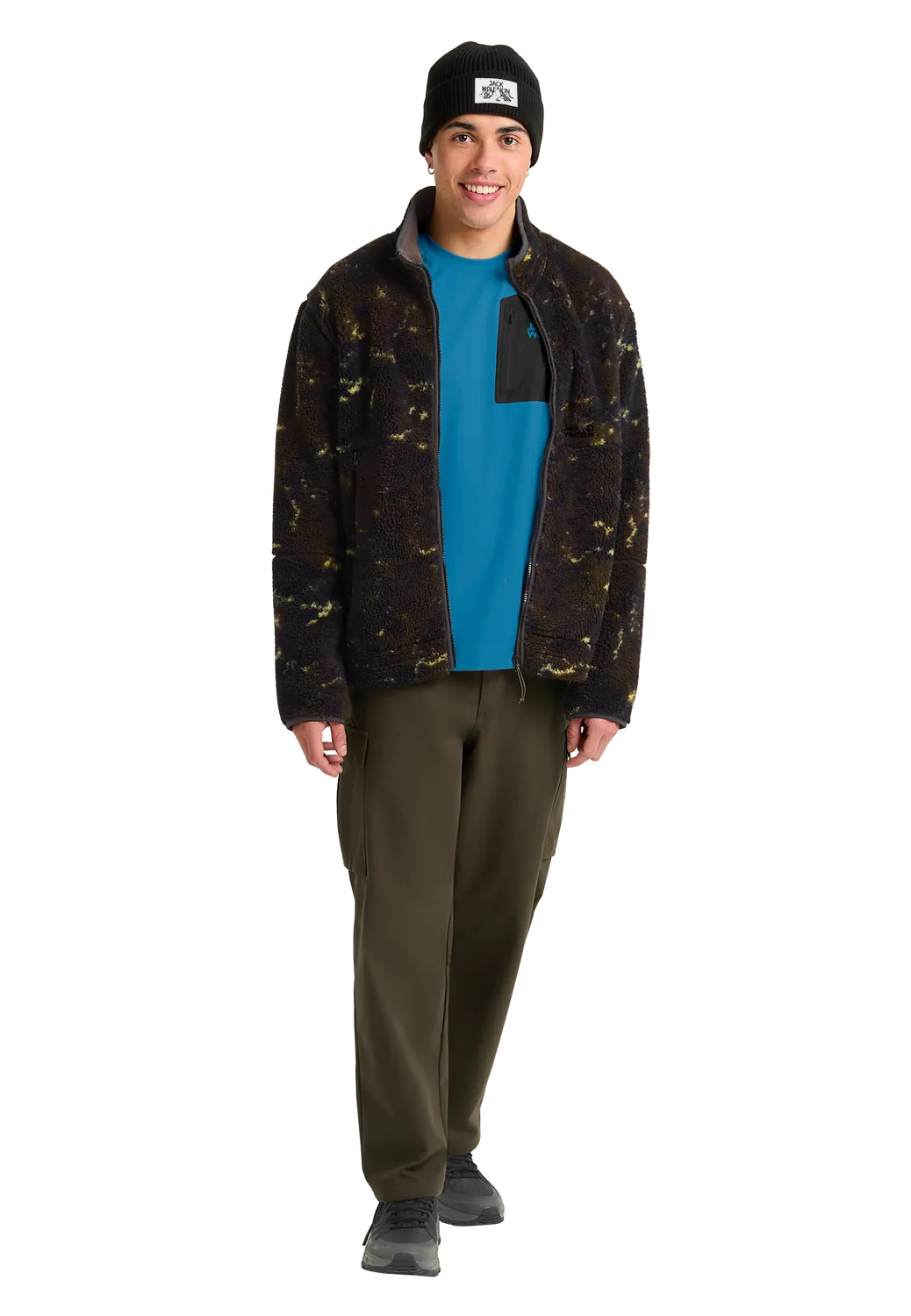 Jack Wolfskin Prelight Trail Crew M pull polaire homme respirant