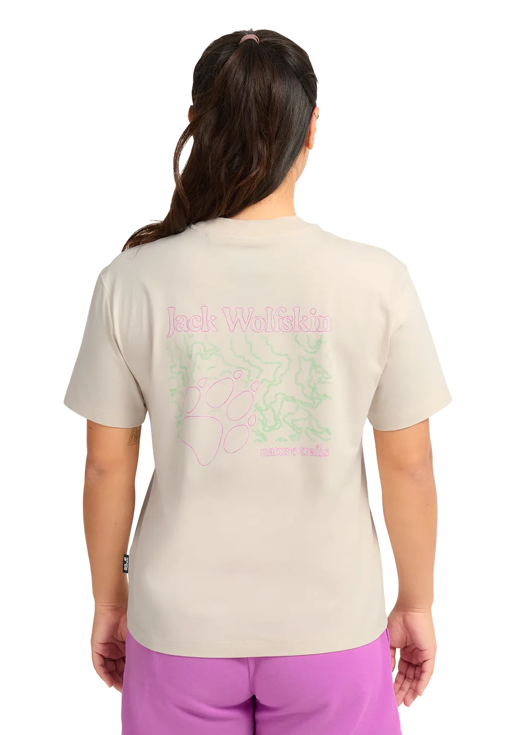 Jack Wolfskin Celebrate The Paw T W t-shirt coton