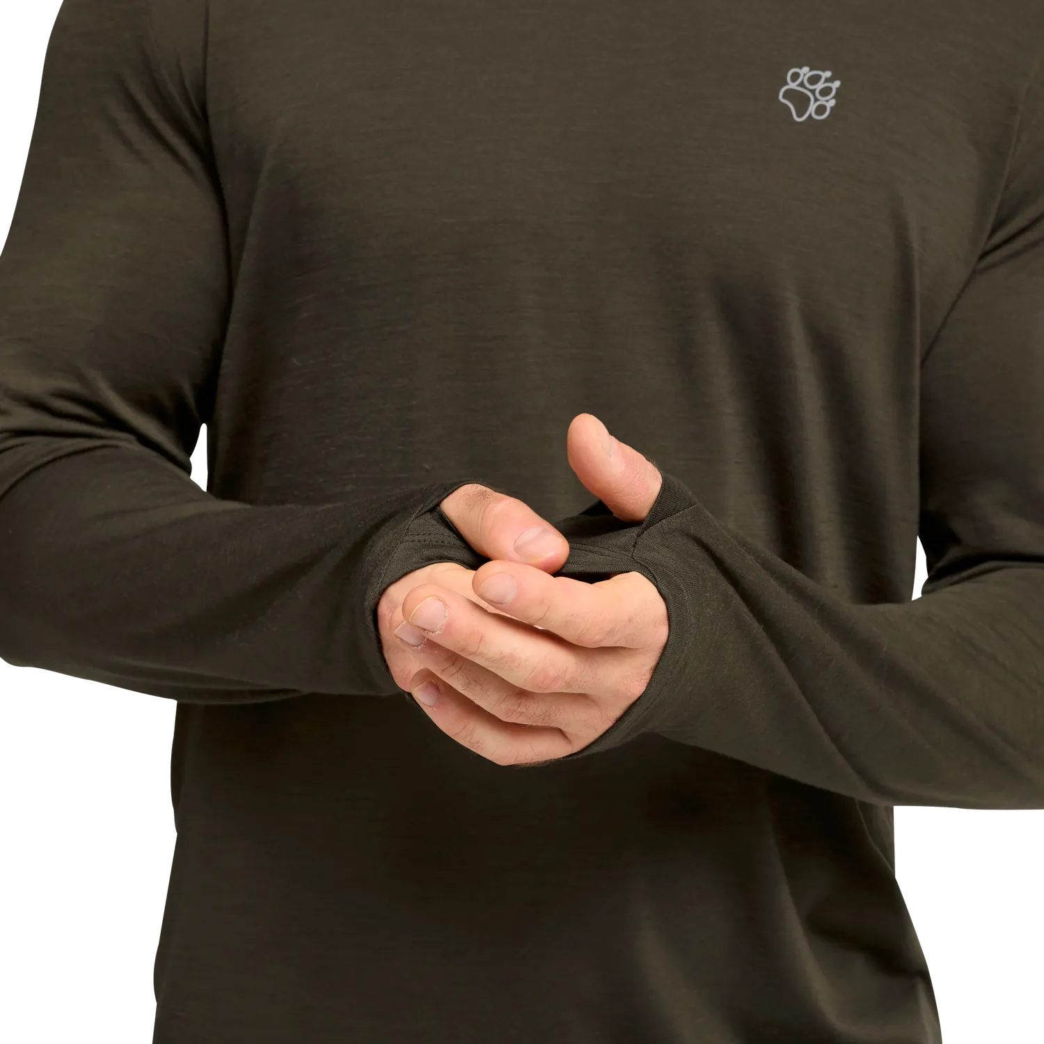Jack Wolfskin Wool LS M t-shirt laine manches longues