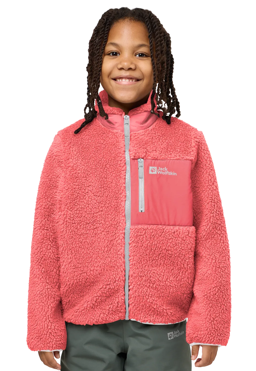 Jack Wolfskin Ice Curl Jacket veste polaire enfant chaude