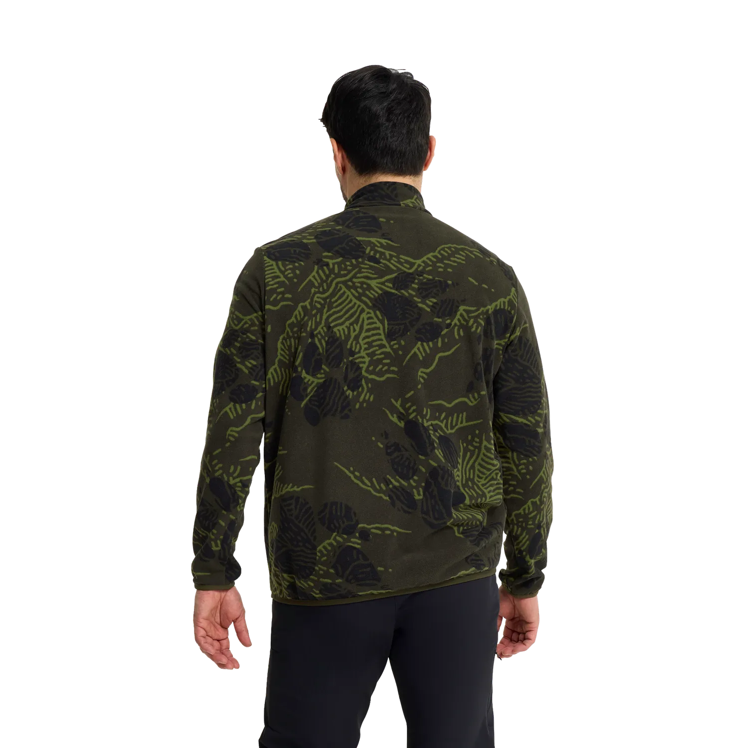 Jack Wolfskin Paw Era 100 Print HZ M polaire homme demi-zip