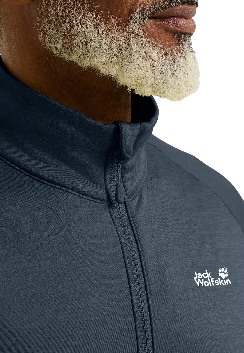 Jack Wolfskin Peak District FZ M polaire zippée chinée
