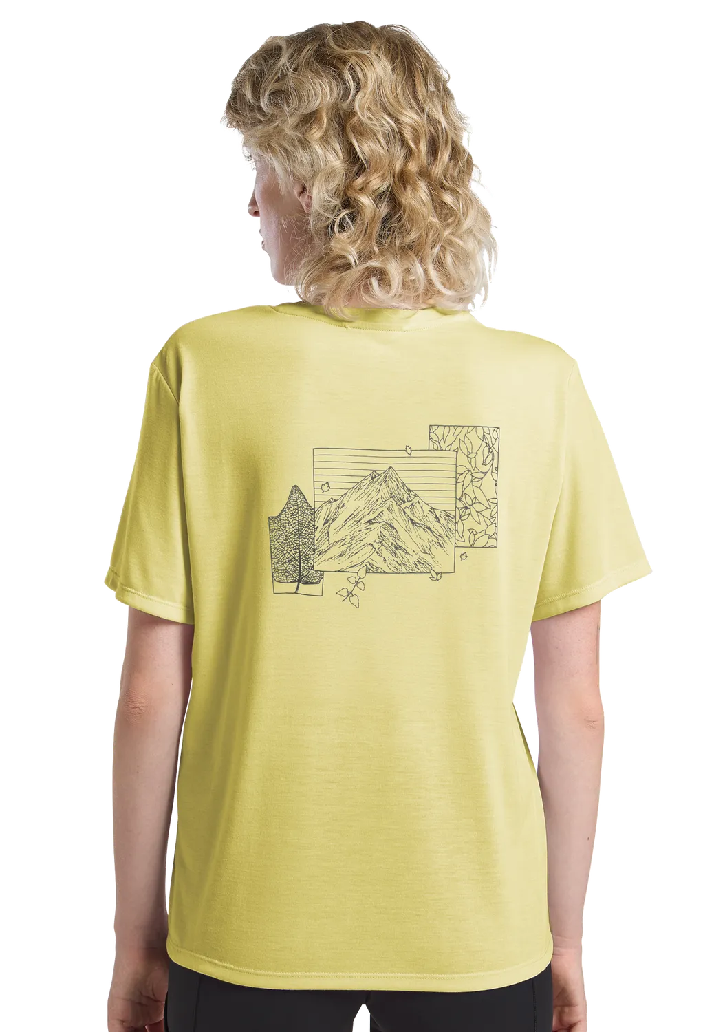 Jack Wolfskin Vonnan Graphic T W t-shirt femme anti-odeur