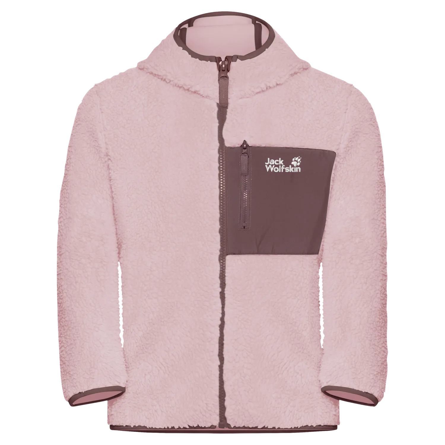Jack Wolfskin Ice Curl Hood Jacket K veste polaire enfant capuche