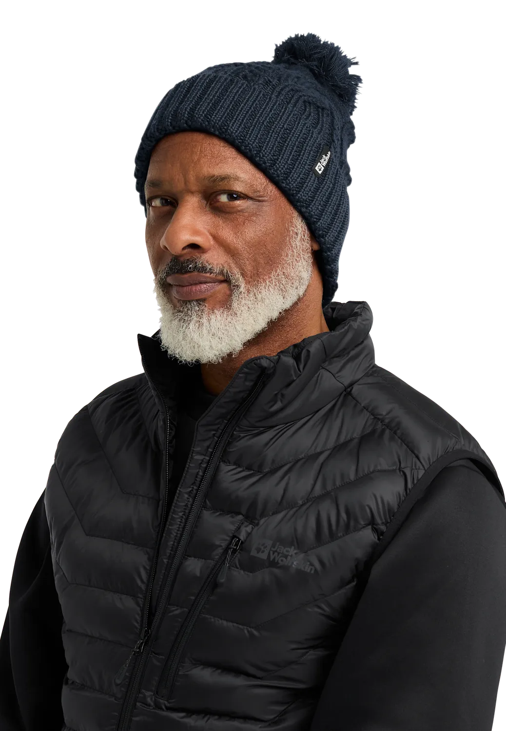 Jack Wolfskin Pompom Beanie bonnet pompon doublure polaire