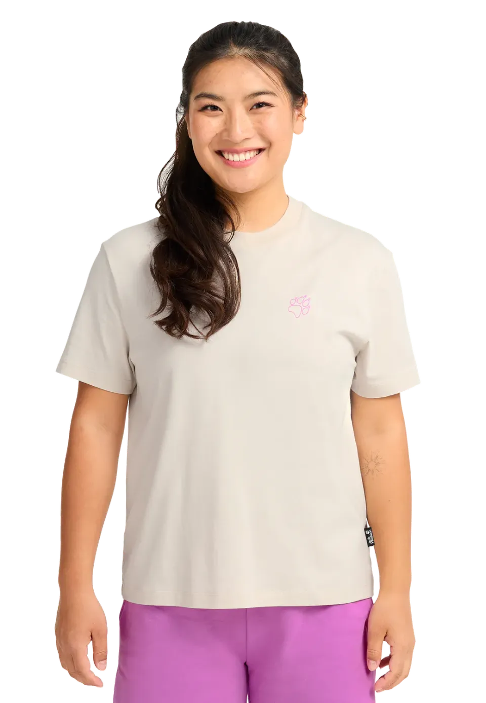Jack Wolfskin Celebrate The Paw T W t-shirt coton