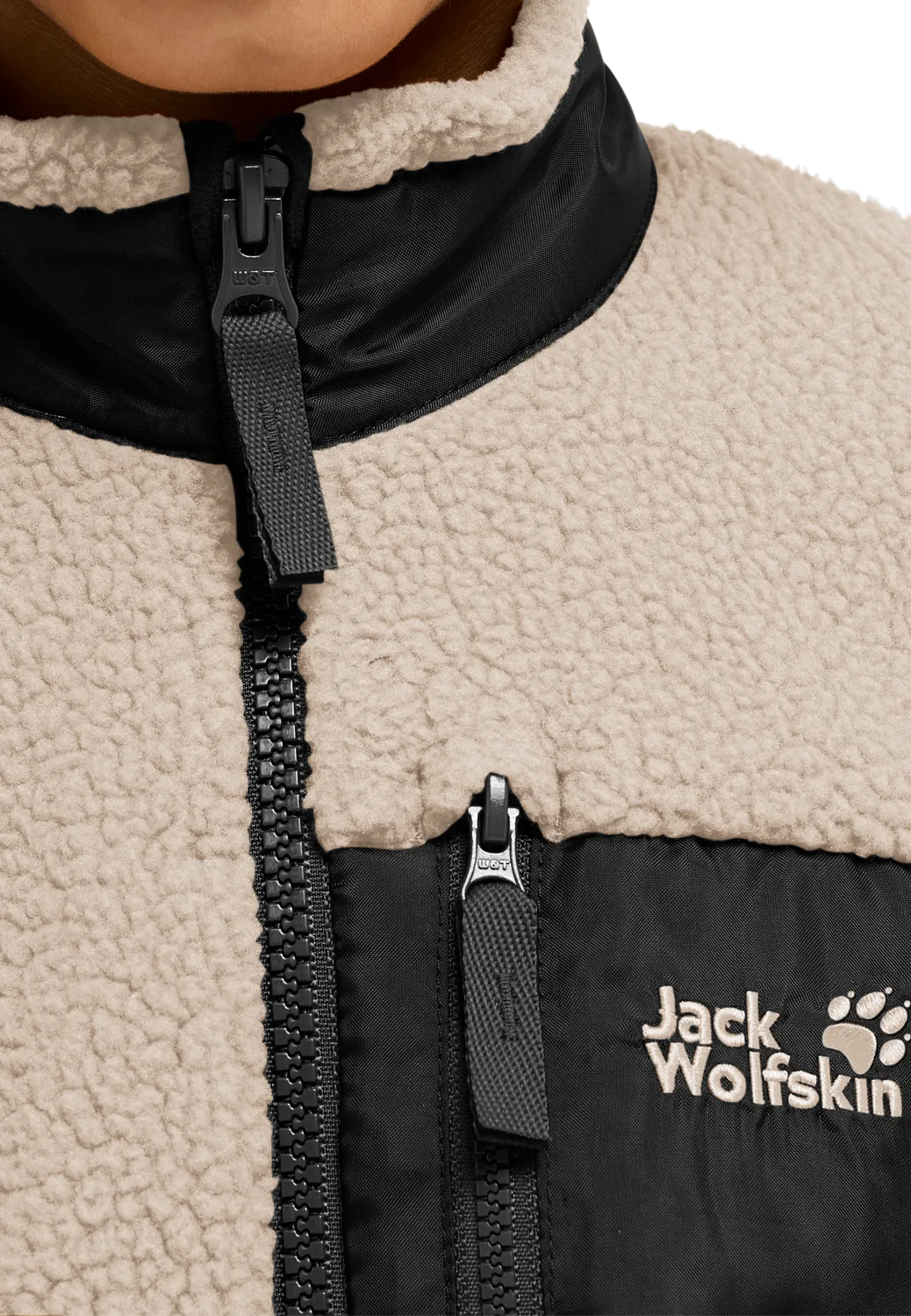 Jack Wolfskin Lite Curl FZ K veste polaire enfant chaude