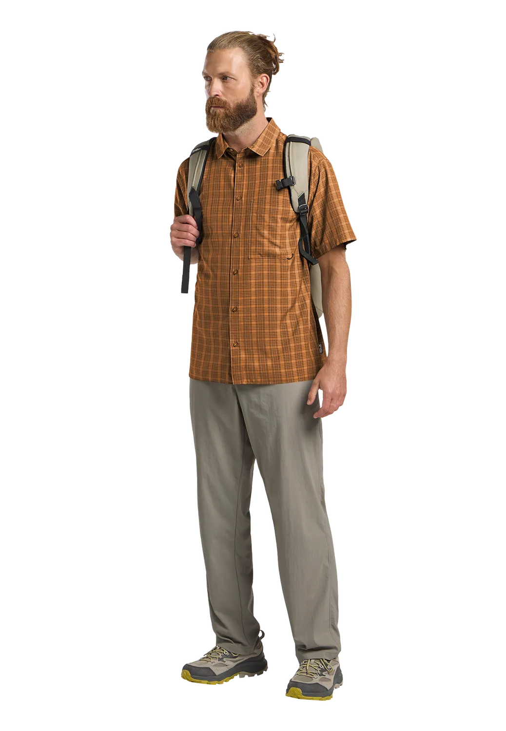 JACK WOLFSKIN MESETA SHIRT M chemise carreaux legere