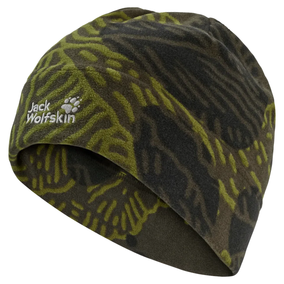 Jack Wolfskin Real Stuff Print Beanie bonnet polaire taille unique