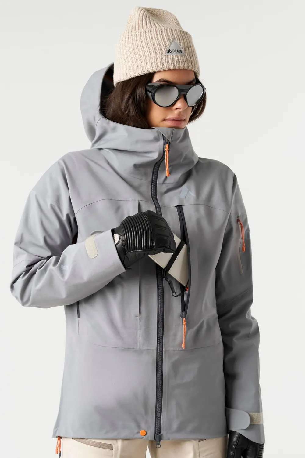 Orage MTN-X Panorama 3L veste ski femme bleu acier imperméable