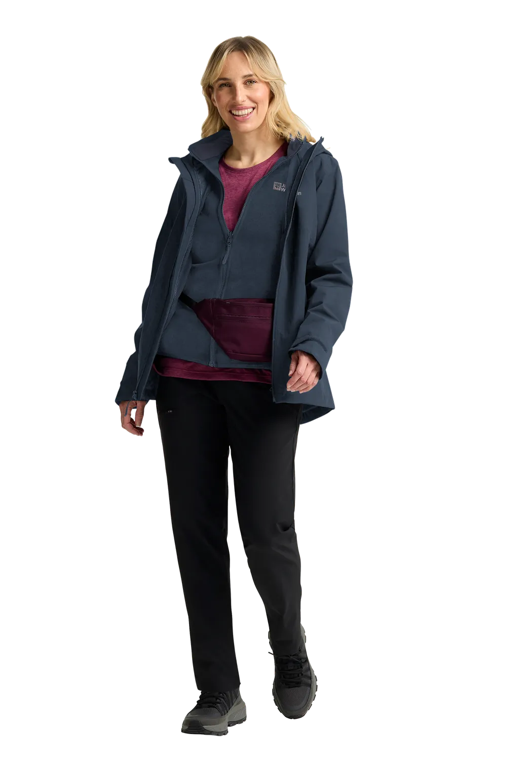 Jack Wolfskin Moonrise 3in1 JKT W veste femme 3-en-1 imperméable