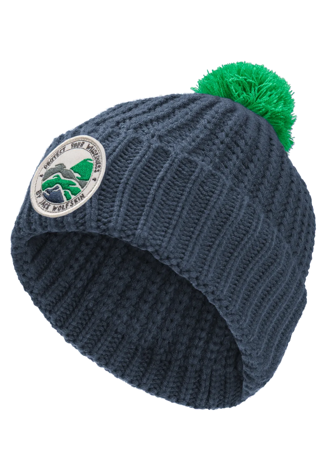 Jack Wolfskin Pompom Badge bonnet enfant pompon chaud