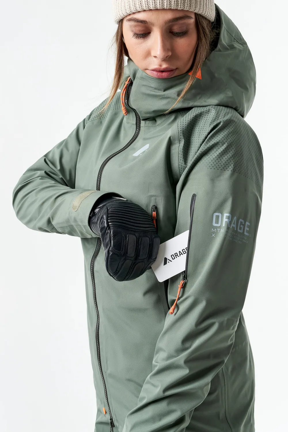 Orage MTN-X Alpina 3L veste imperméable Dark Leaf