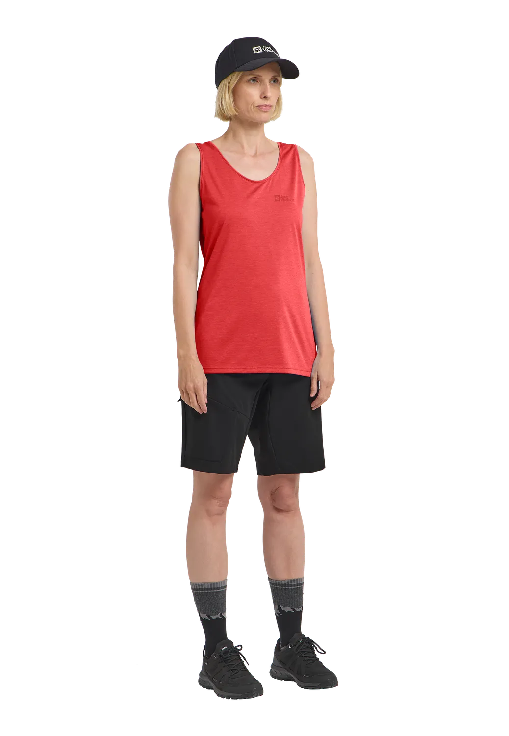 Jack Wolfskin Crosstrail Tank W débardeur trail femme respirant