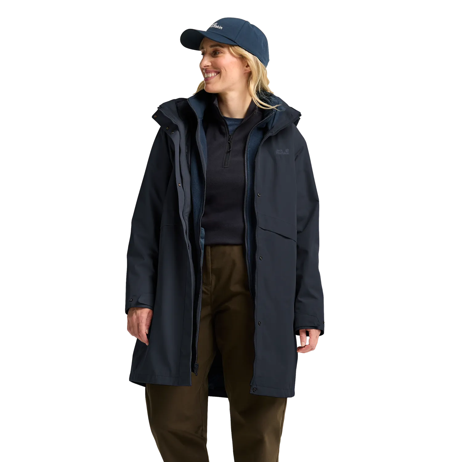 Jack Wolfskin Baylight 3in1 Coat manteau femme imperméable