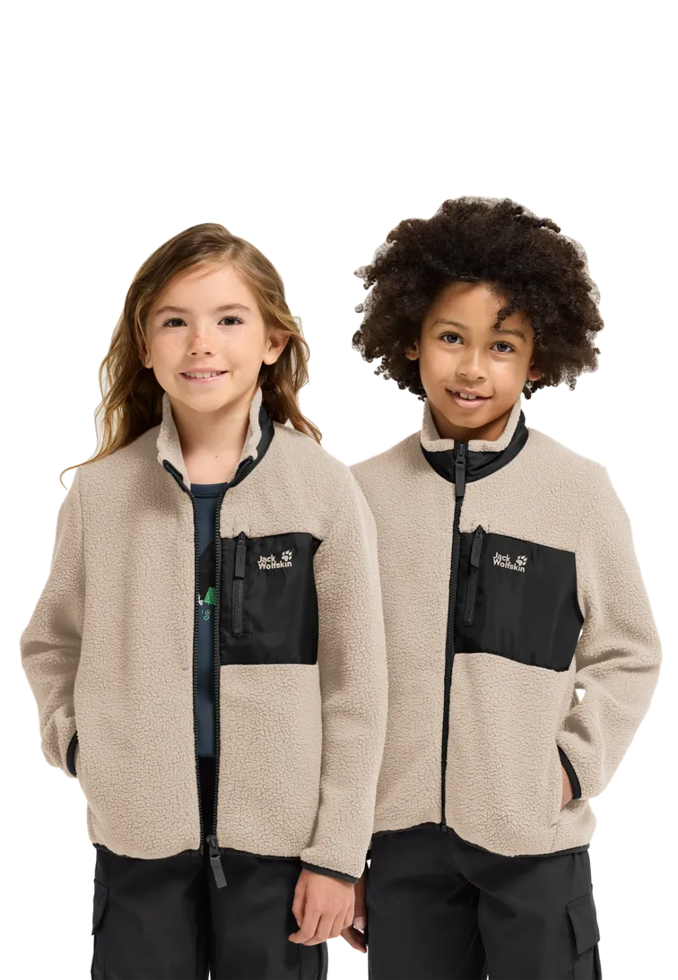 Jack Wolfskin Lite Curl FZ K veste polaire enfant chaude