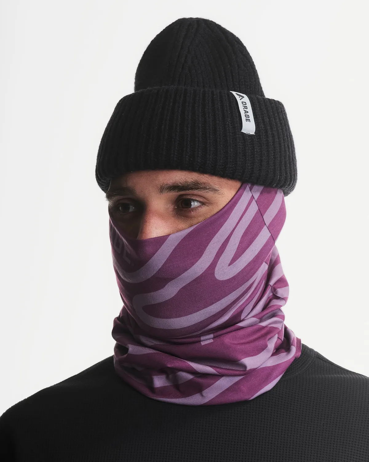Orage Slash R50909 tour de cou noir stretch