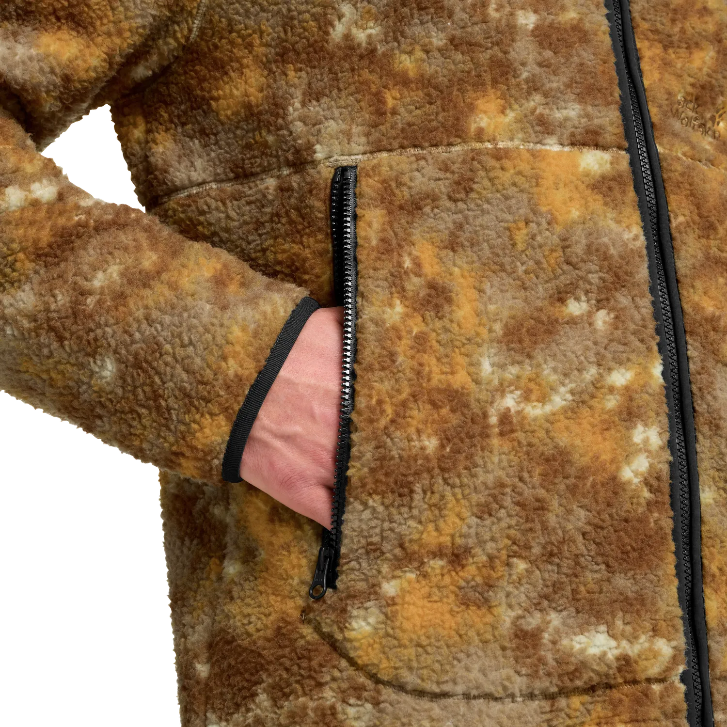 Jack Wolfskin Stone Lite AOP JKT M veste sherpa imprimée