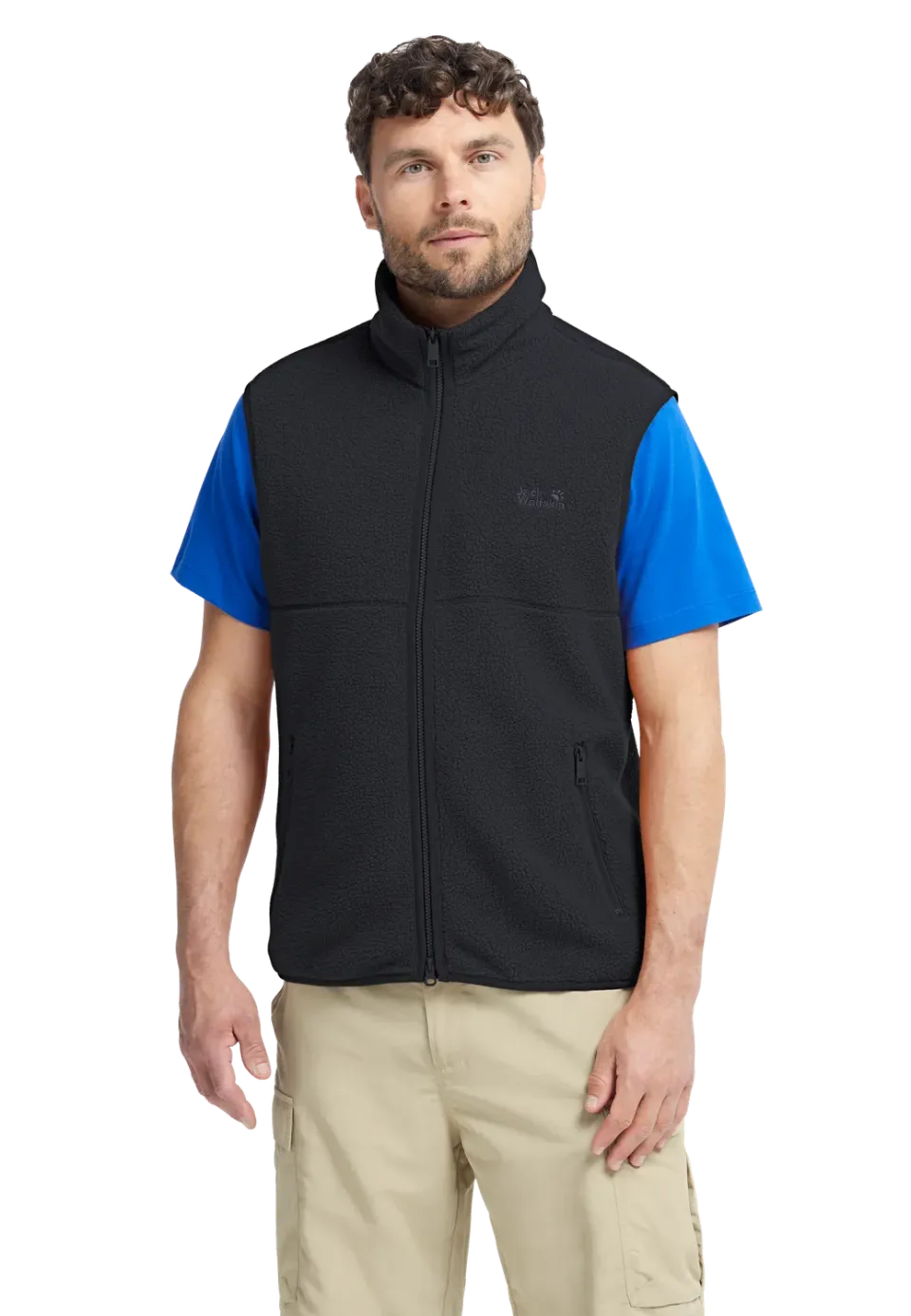 Jack Wolfskin Lite Curl Vest M gilet polaire homme