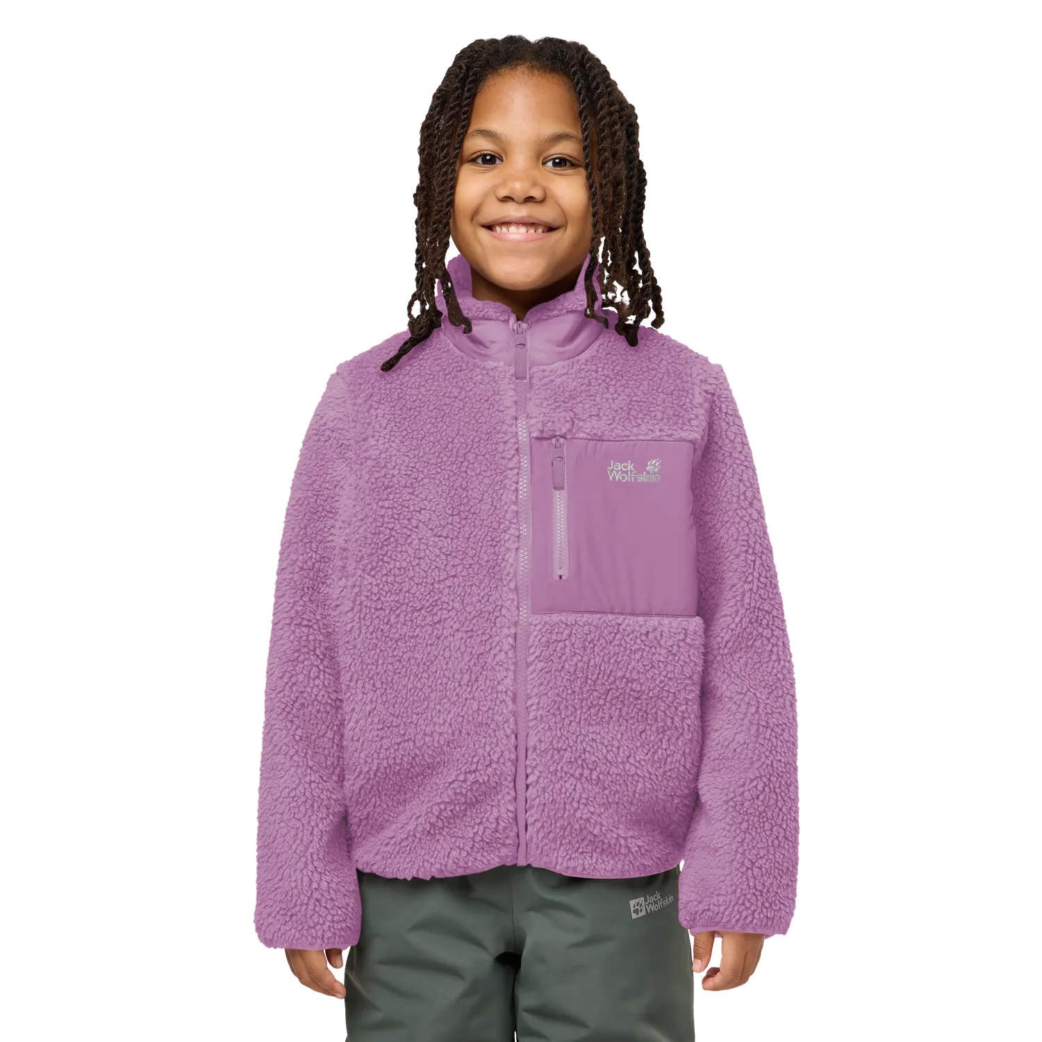Jack Wolfskin Ice Curl veste polaire enfant chaude