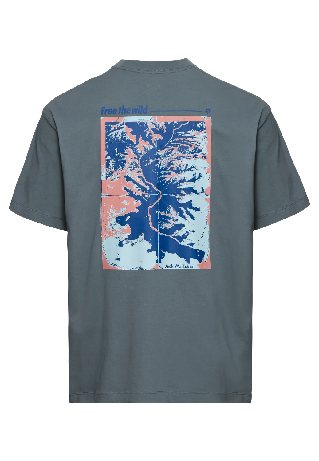 Jack Wolfskin Confident T M t-shirt homme coton imprimé