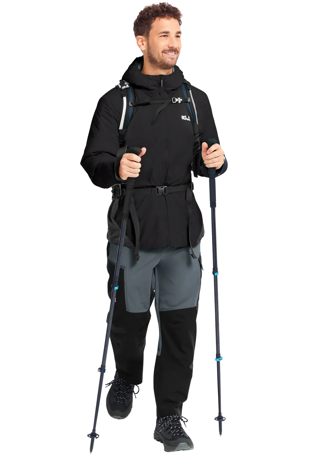 Jack Wolfskin Trail Light Hybrid JKT M Veste Coupe-Vent Déperlant