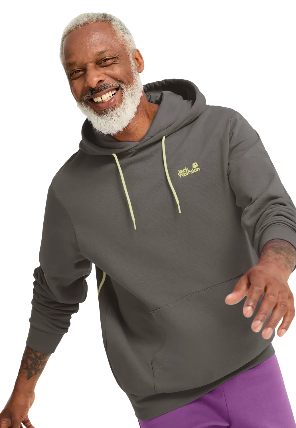 Jack Wolfskin Celebrate the Paw Hoody M sweat capuche homme coton