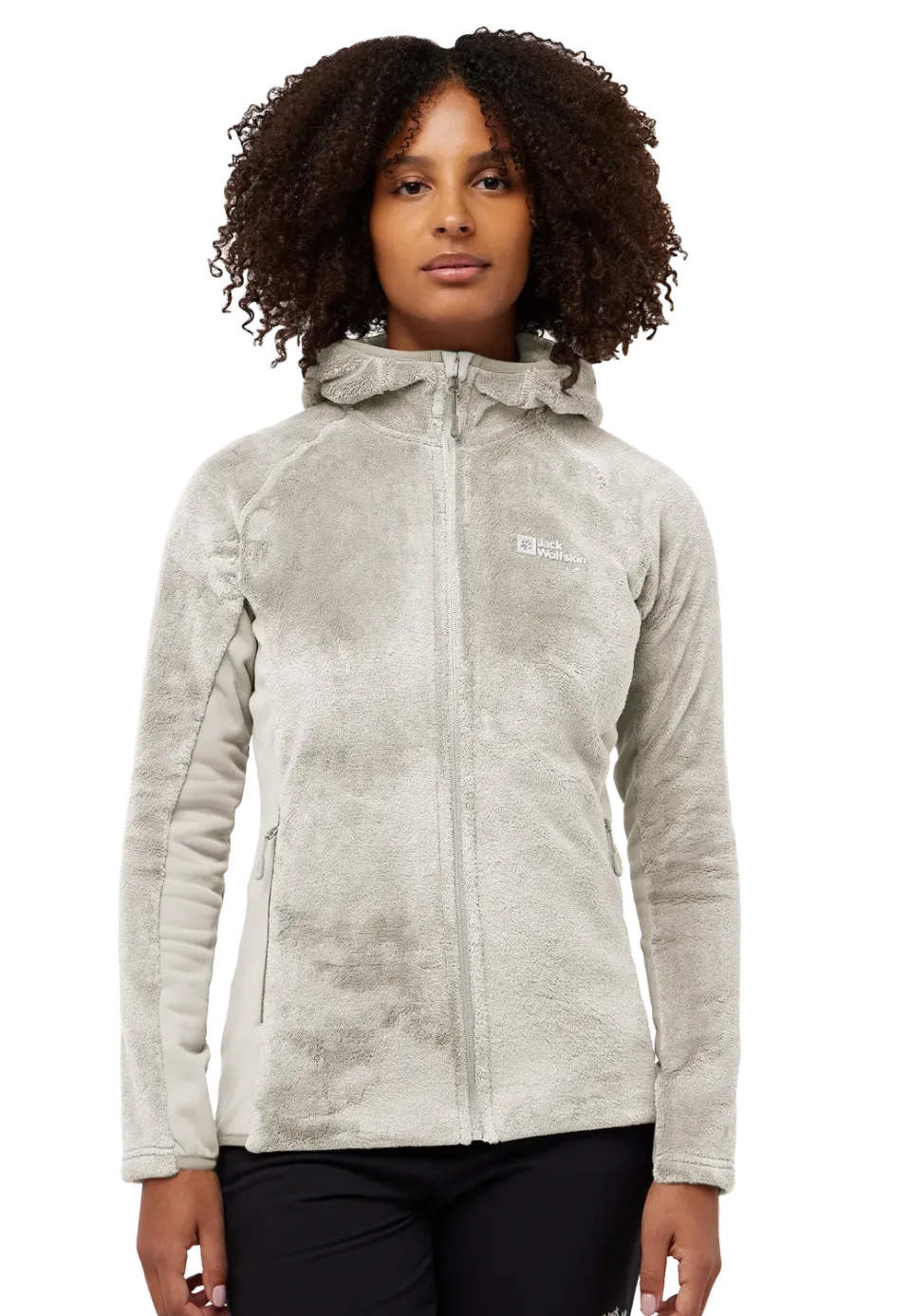 Jack Wolfskin Rotwand Hooded FZ polaire femme stretch