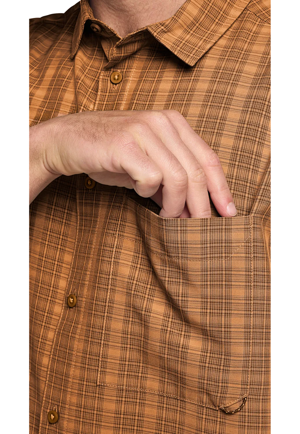 JACK WOLFSKIN MESETA SHIRT M chemise carreaux legere