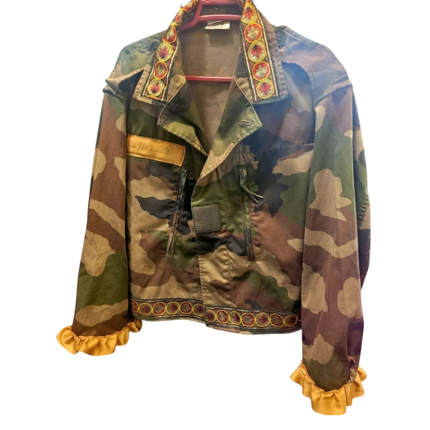 La Fée Bidule Monkey veste militaire camouflage