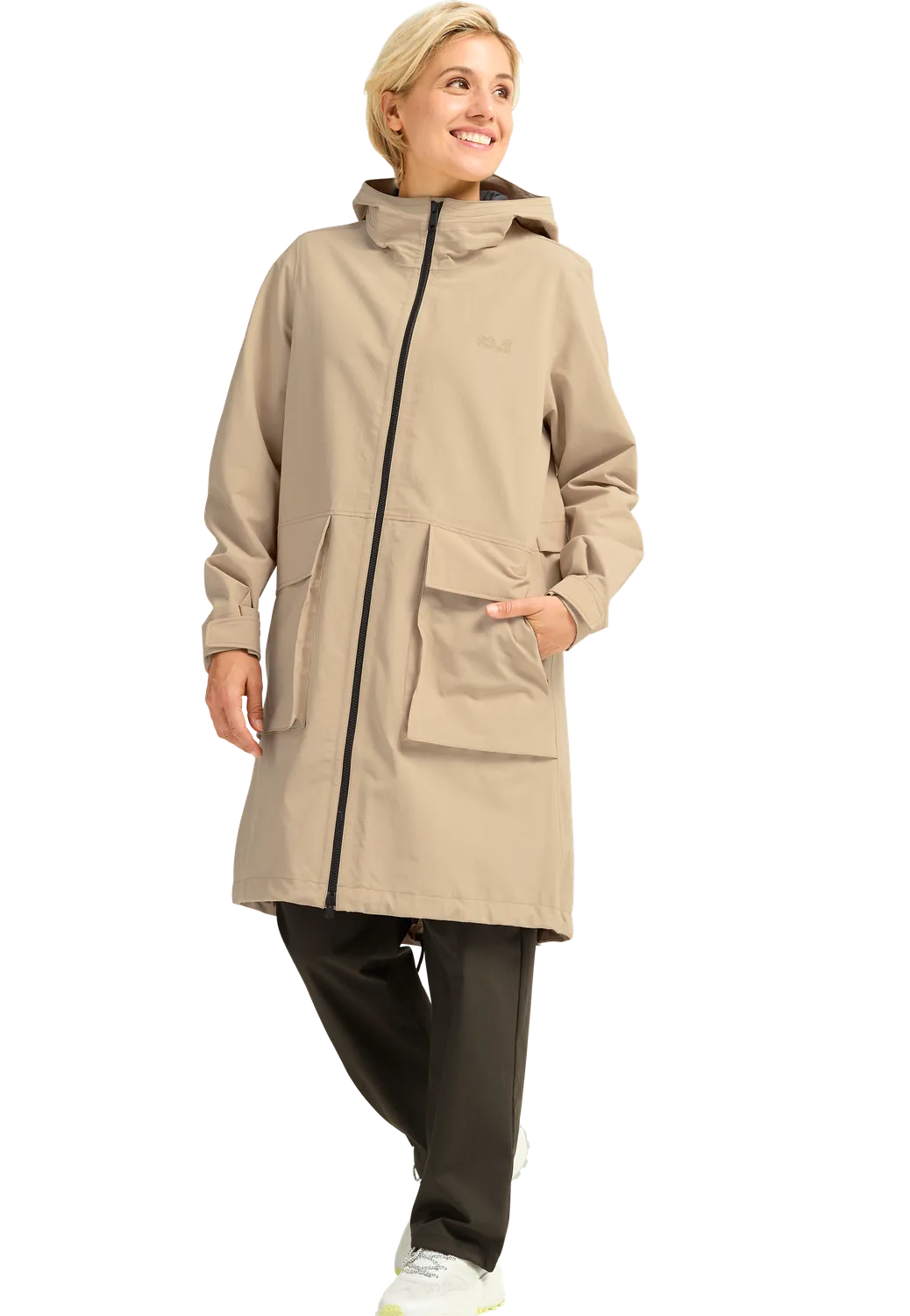 Jack Wolfskin Nabur 2L Coat W manteau femme imperméable