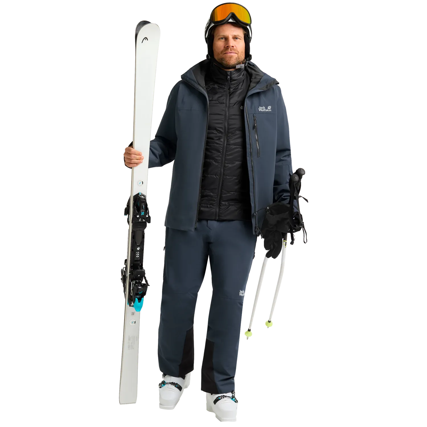 Jack Wolfskin Flowline 3in1 JKT M veste ski imperméable