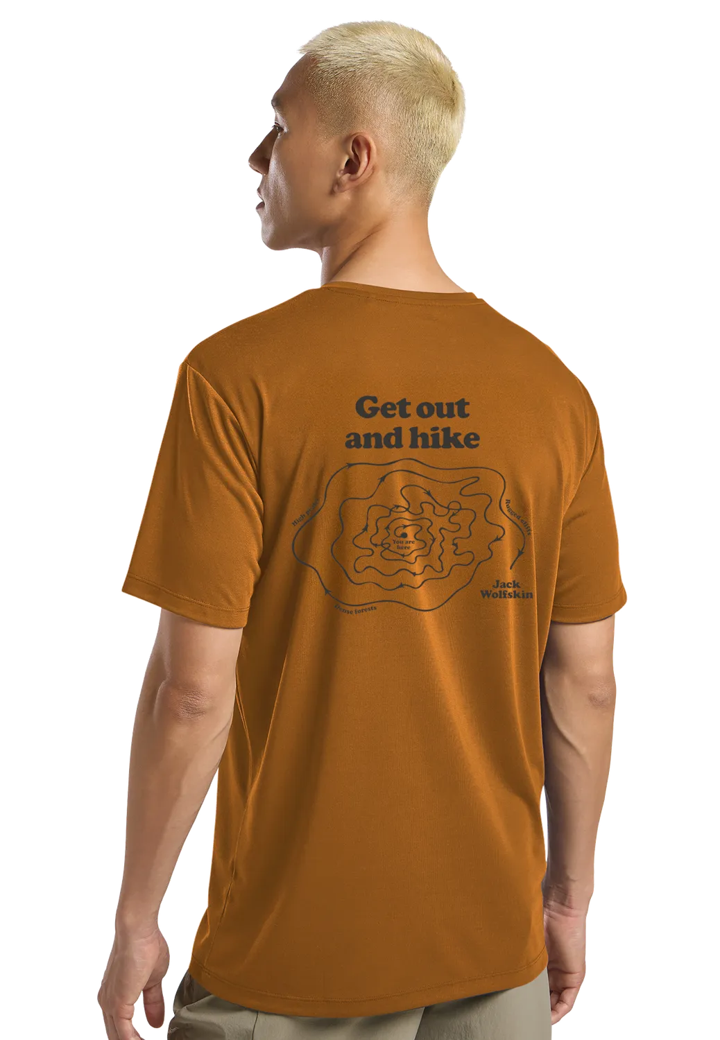 Jack Wolfskin Vonnan Graphic T t-shirt homme anti-odeur