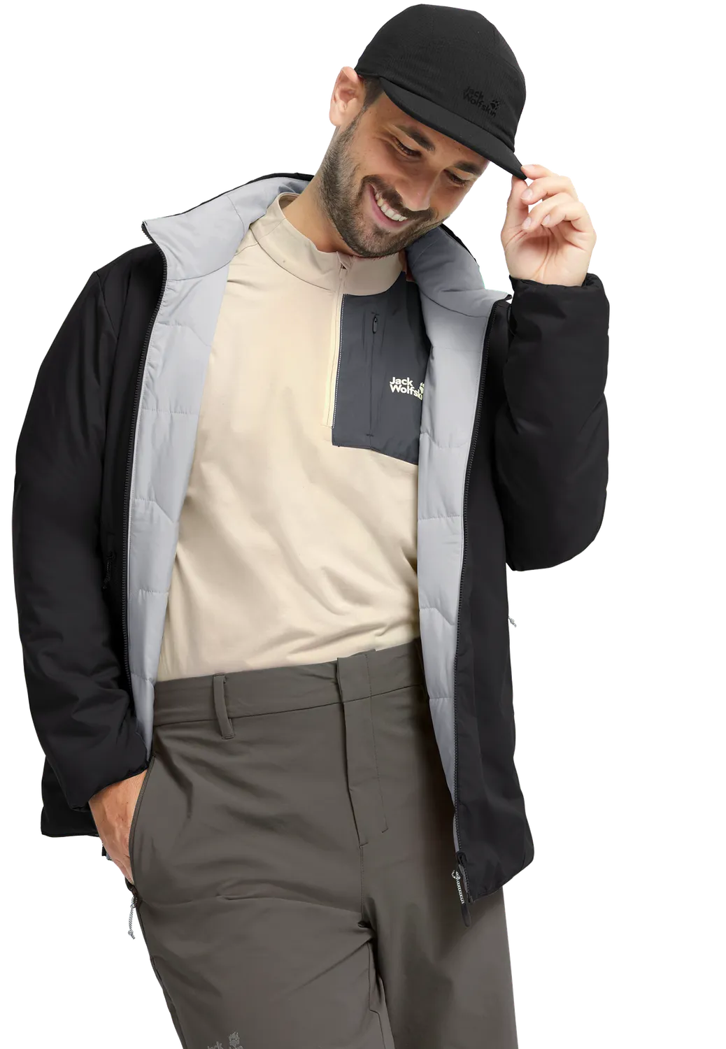Jack Wolfskin Trail Light Ins 2in1 Jkt M veste homme M
