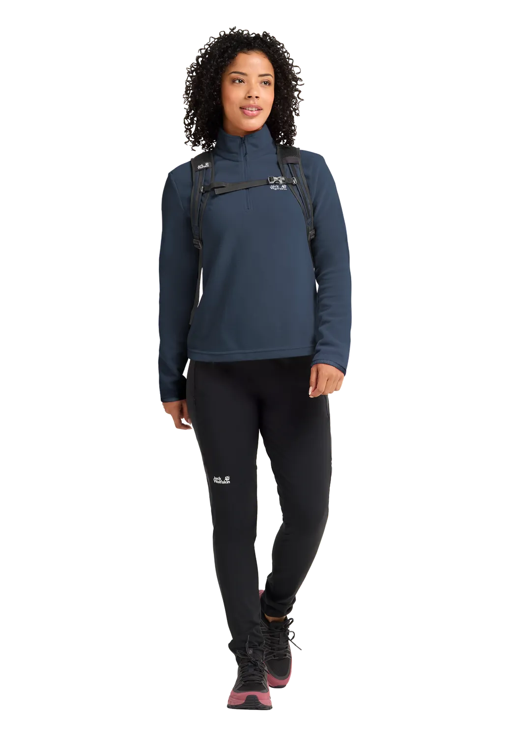 Jack Wolfskin Taunus 100 HZ W polaire femme col zippé