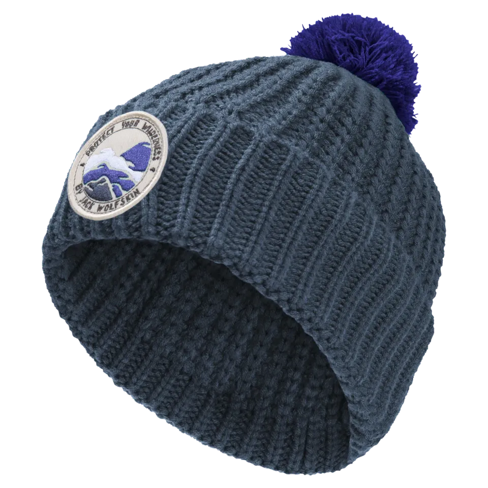 Jack Wolfskin Pompom Badge Beanie K Bonnet Enfant Chaud