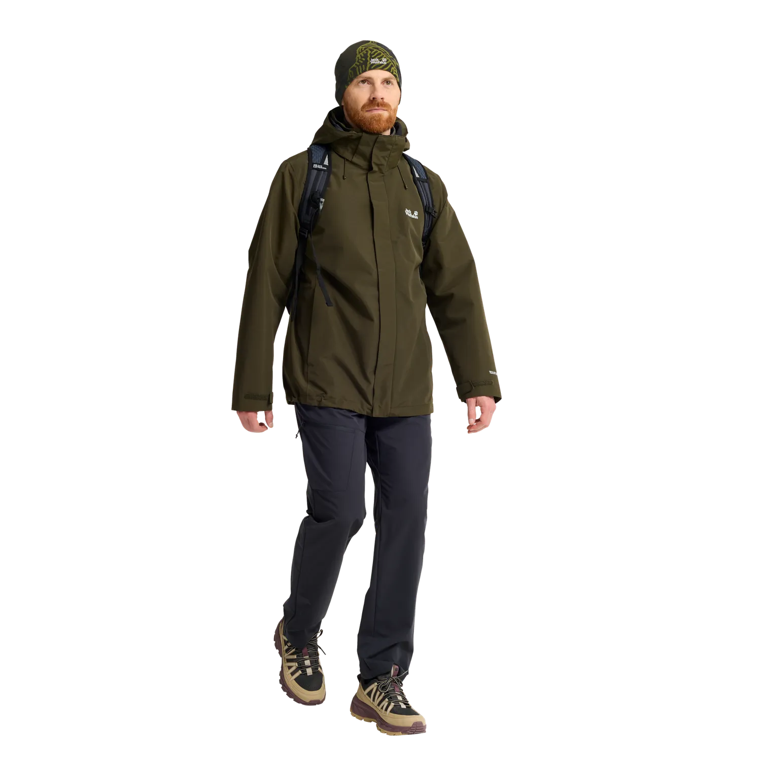 Jack Wolfskin Real Stuff Print Beanie bonnet polaire taille unique