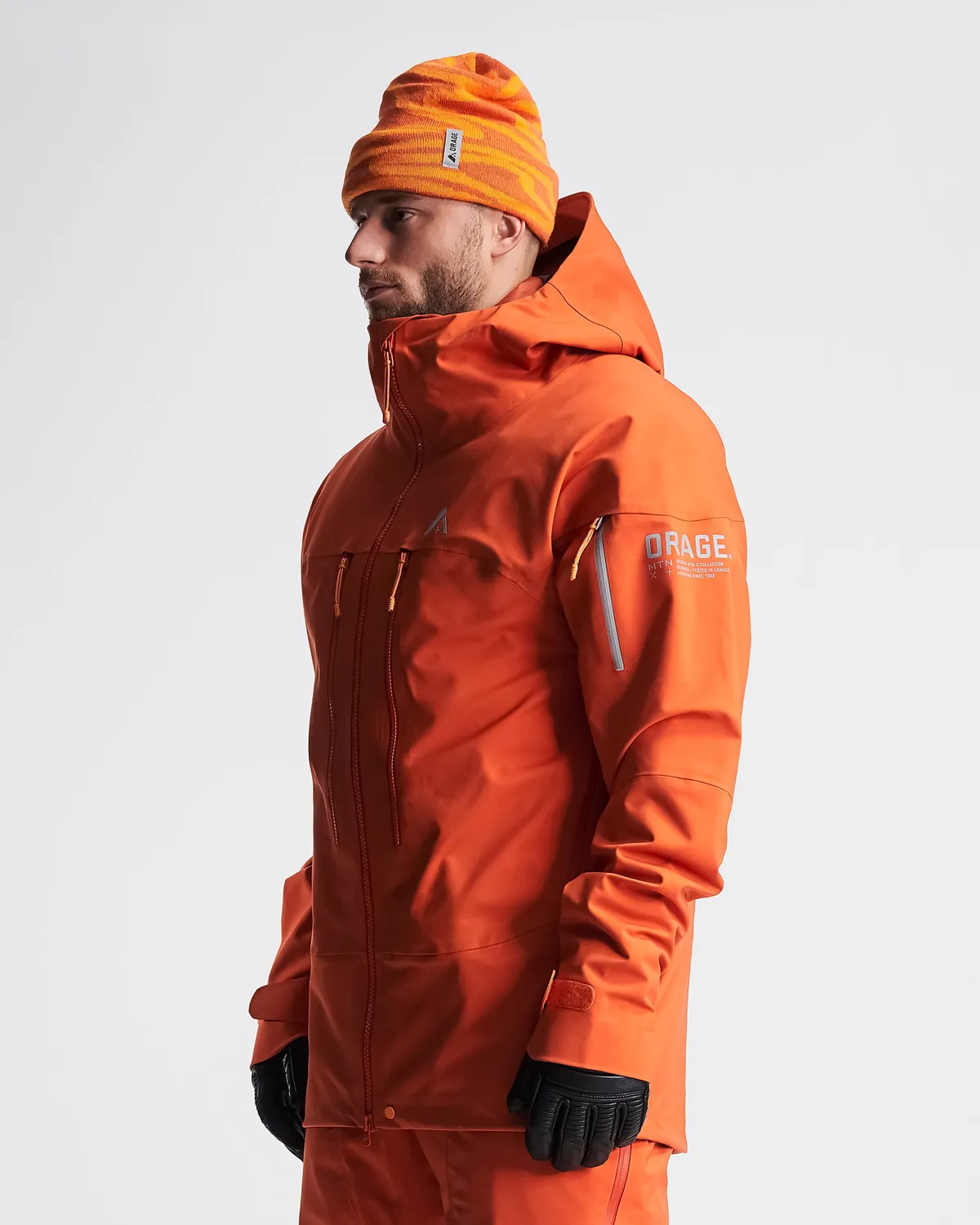 Orage MTN-X Spurr 3L veste imperméable homme Cardinal