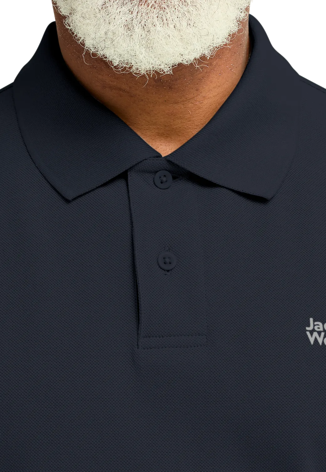 Jack Wolfskin Essential polo homme coton manches courtes