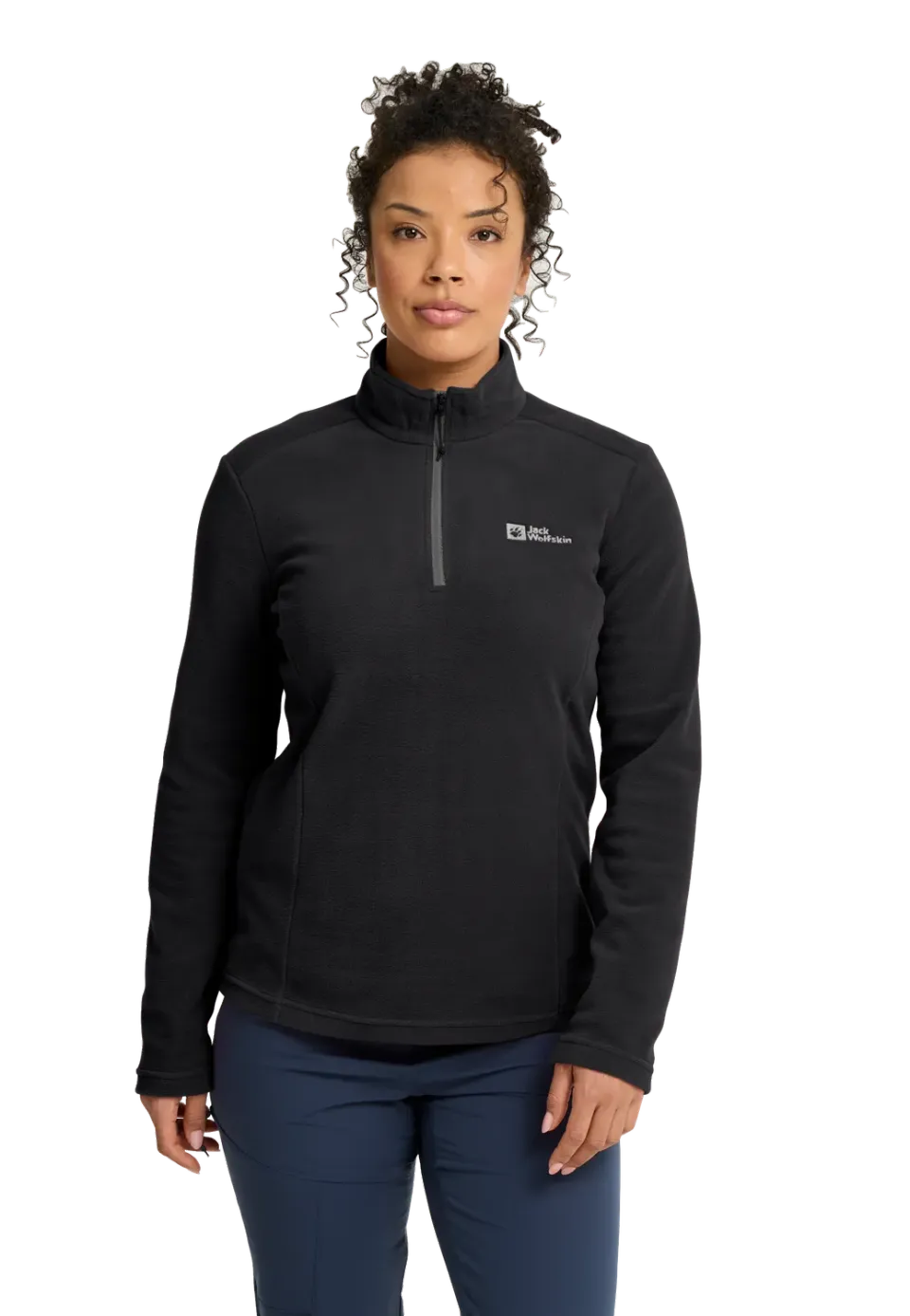 Jack Wolfskin Taunus HZ W polaire femme demi-zip respirante