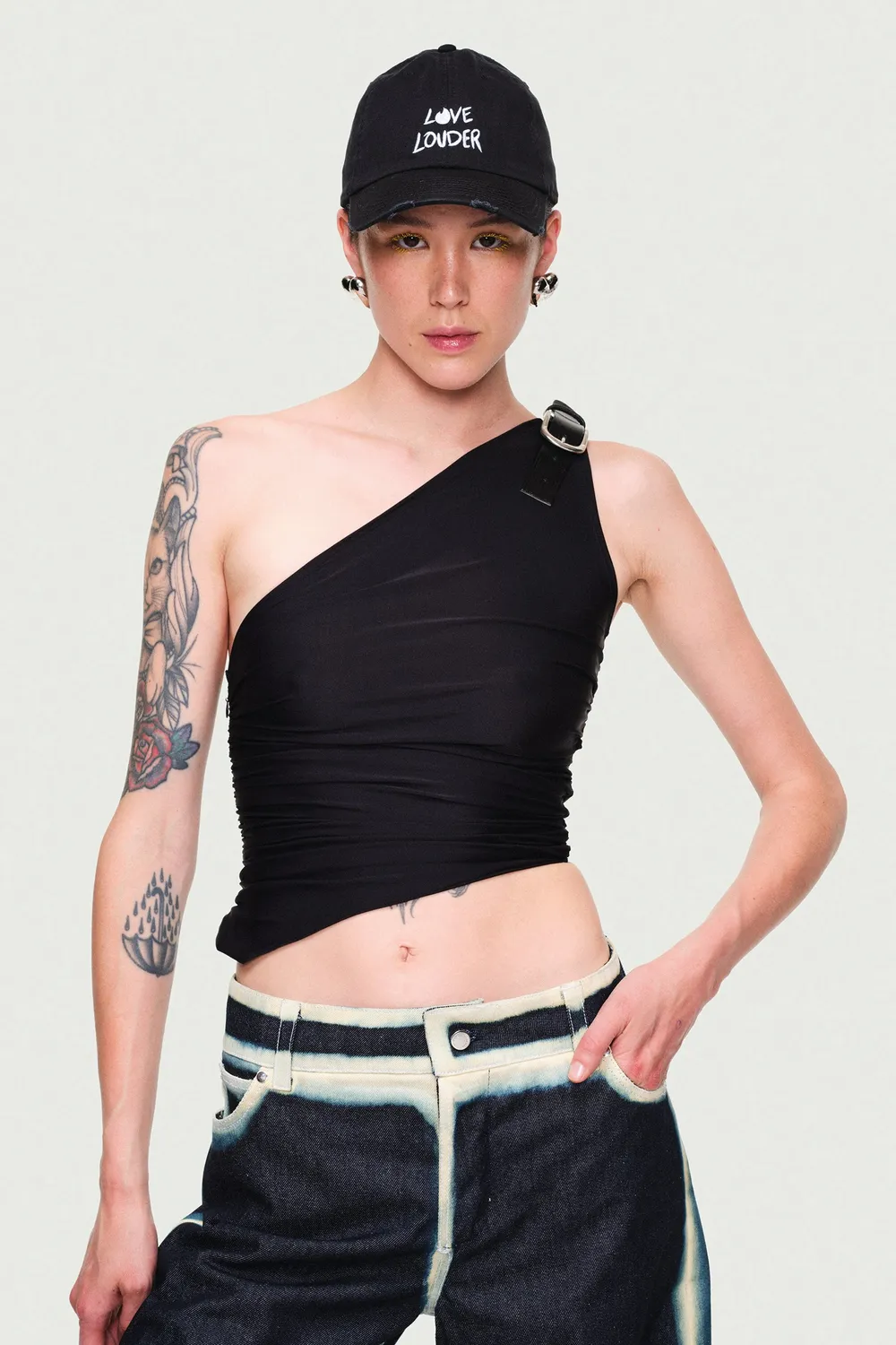 JEANNE FRIOT Love Louder Cap casquette coton recyclé