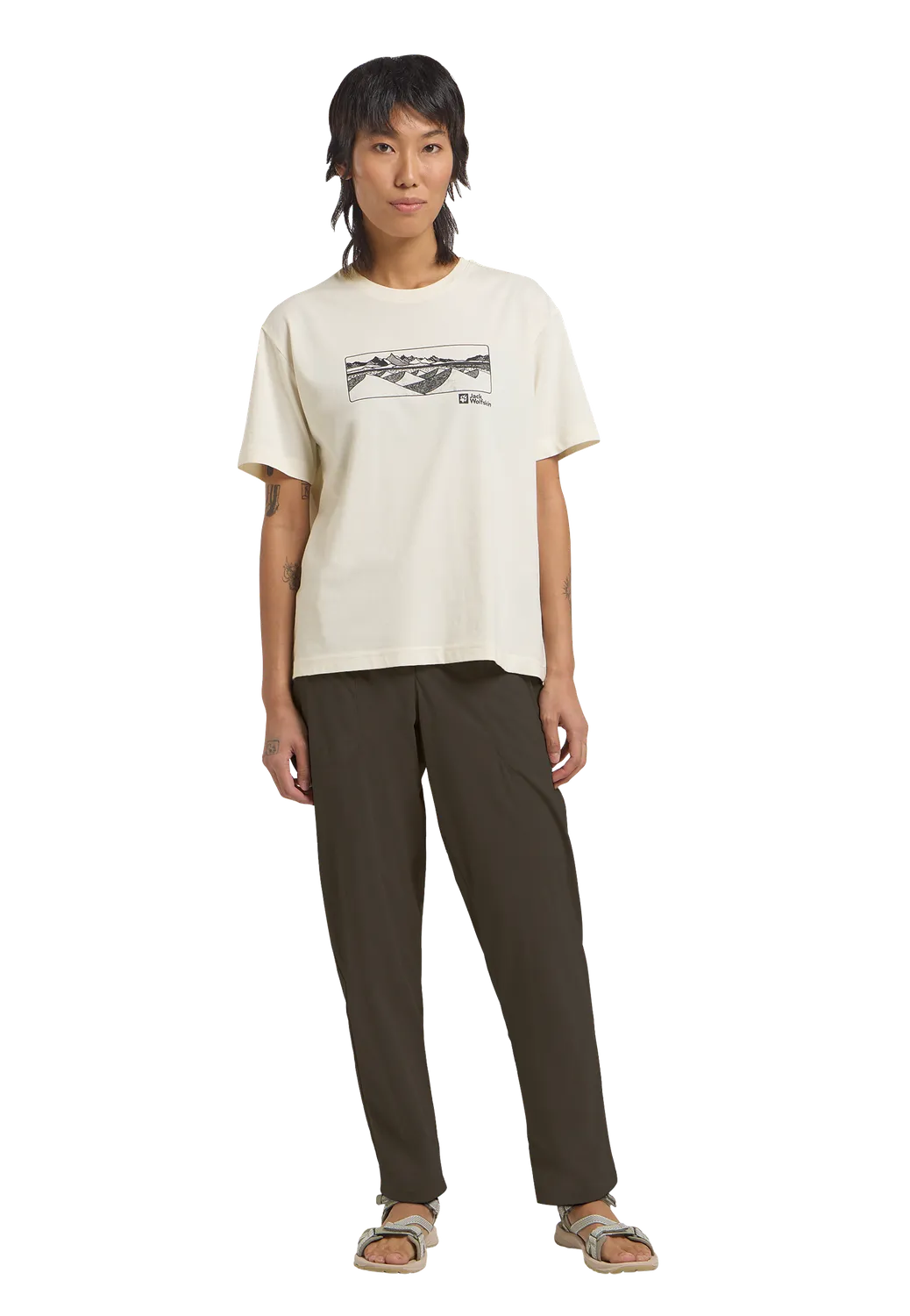 Jack Wolfskin Desert Pants W pantalon 7/8 femme léger