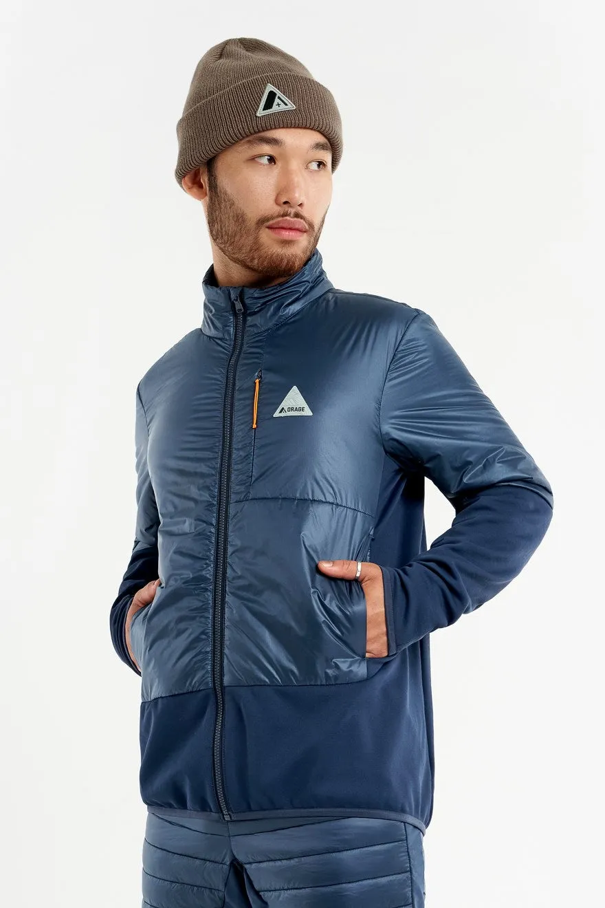 Orage Lyell veste midlayer bleu marine