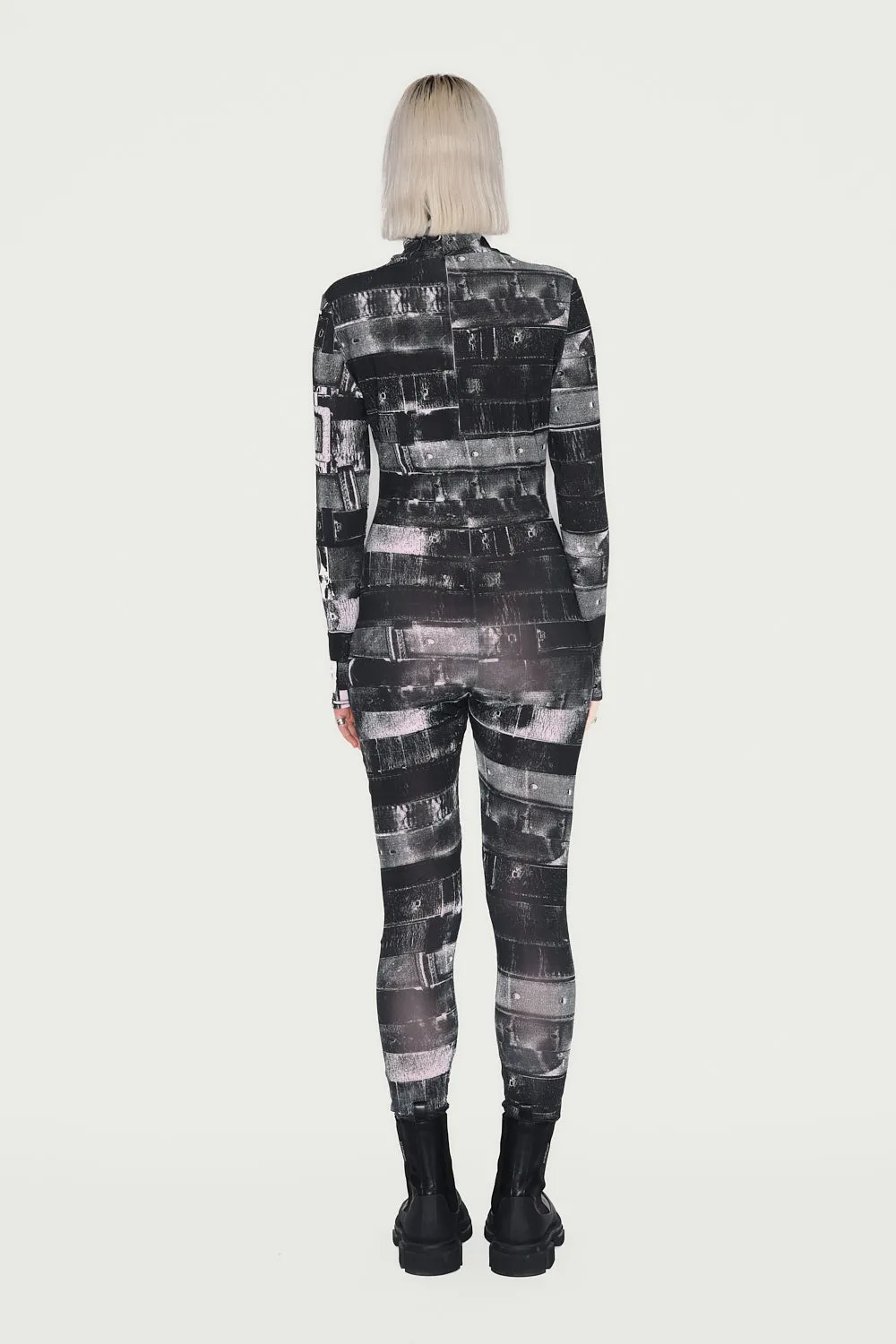 Jeanne Friot Cavaliere Jumpsuit combinaison rouge moulante