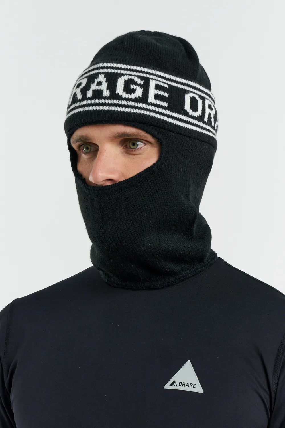Orage Bigfoot cagoule bonnet noir acrylique chaude