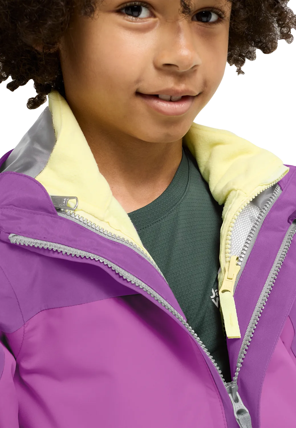 Jack Wolfskin Trailventure 2L JKT K veste enfant 3-en-1 imperméable