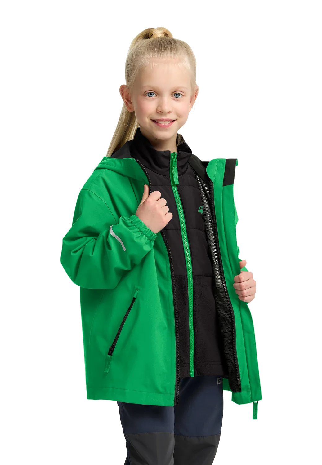 Jack Wolfskin Hybrid 3in1 Jacket veste 3-en-1 enfant imperméable