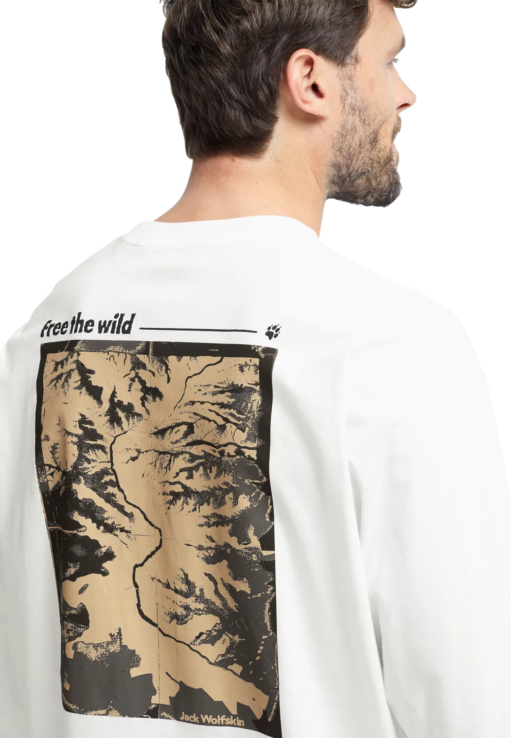 Jack Wolfskin Confident LS T M t-shirt homme coton manches longues